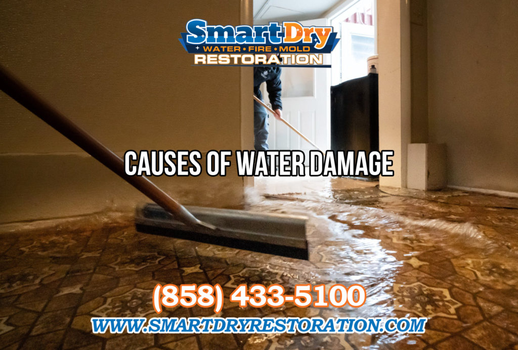 What Causes Water Damage in San Diego California