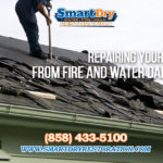 Repairing Roof from Water Damage in San Diego California