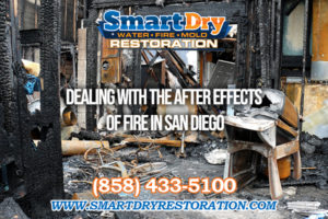 Dealing with the After Effects of Fire Damage in San Diego