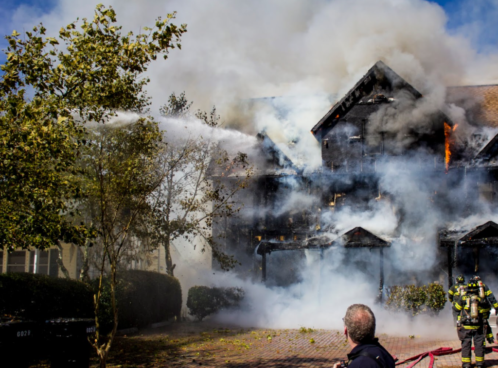 After Effects of Fire Damage San Diego