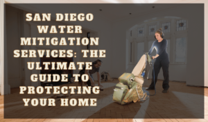San Diego Water Mitigation Services: A professional technician using advanced drying equipment for water mitigation in San Diego.