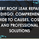 Roof Leak Repair San Diego: San Diego roof technician inspecting roof for leaks