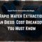 Rapid Water Extraction San Diego: Water-soaked home interior in San Diego needing urgent extraction
